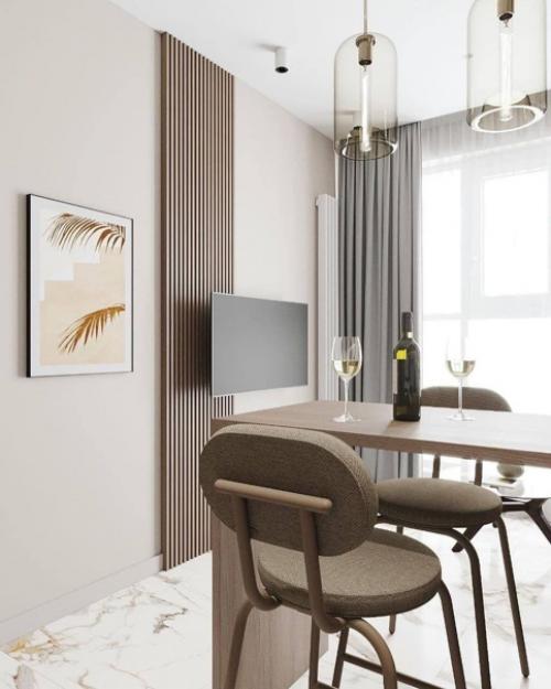 Интерьер компактной квартиры + планировка. 01