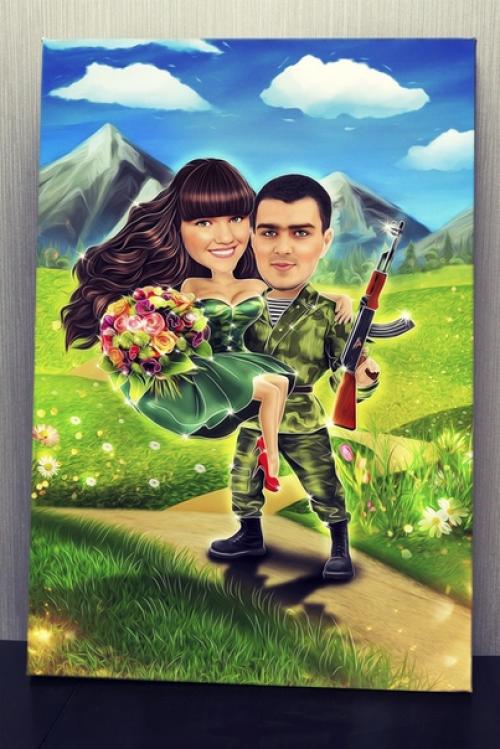 Шарж по фото - идеальный презент начальнику, другу, коллеге, родственнику, второй половинке к любому торжеству. 01