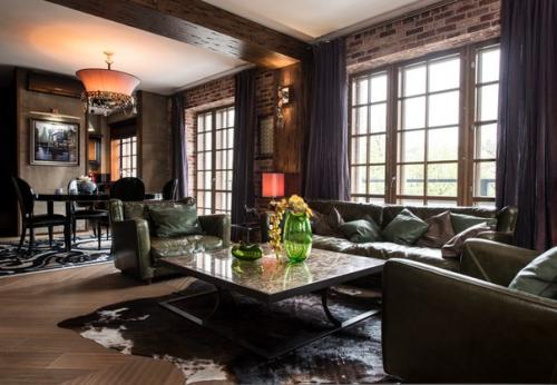 Современная классика интерьера квартиры 107 кв.