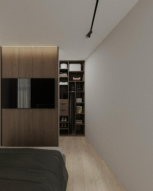 Эта спальня - пространство тишины, баланса и настоящего комфорта. 04