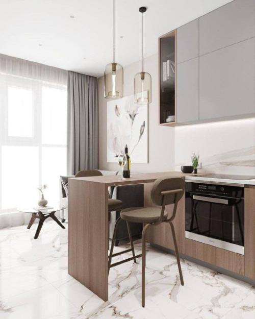 Интерьер компактной квартиры + планировка. 02