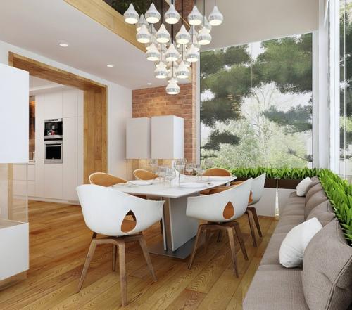 Мы оцениваем интерьер это просторной кухни. 04