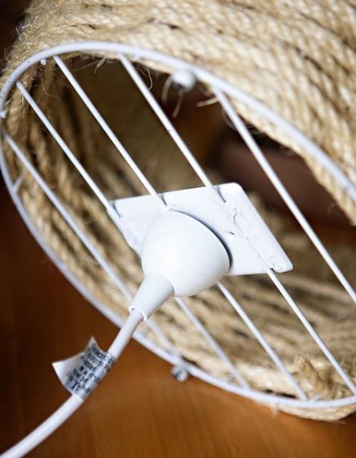 Веревочный абажур своими руками? 01