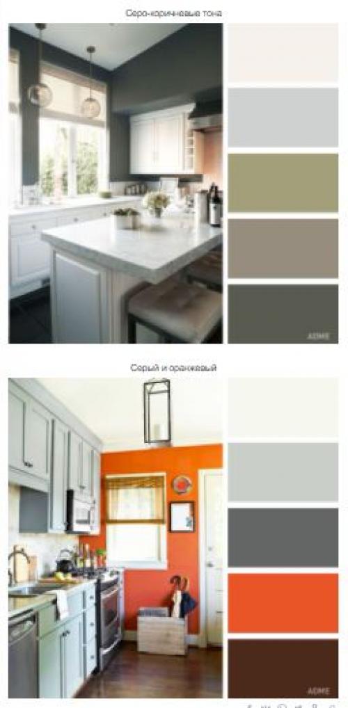 20 идеальных сочетаний цветов в интерьере кухни. 07