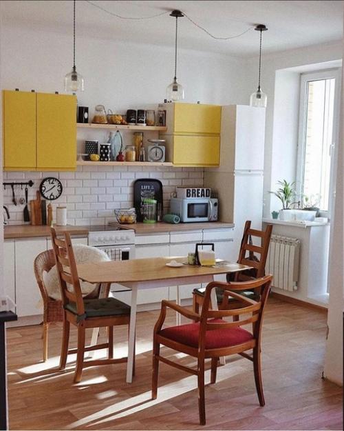 Советский кухонный гарнитур в новом интерьере при минимальном бюджете. 01