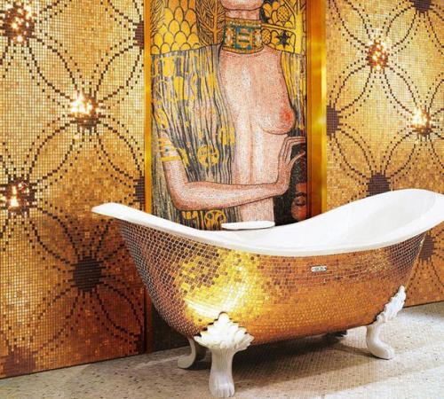 Дизайн ванной комнаты с мозаикой. 03
