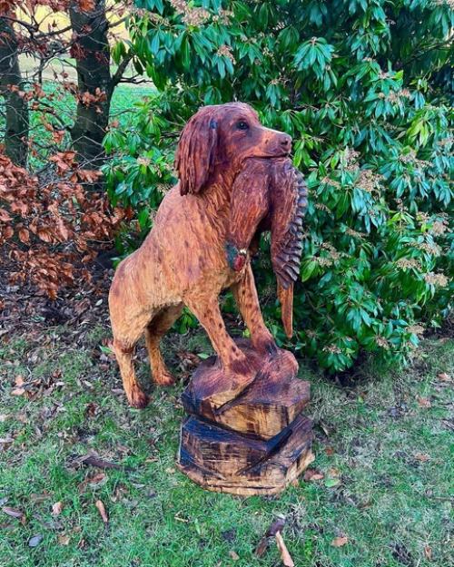 Скульптуры для оформления интерьера загородного дома мастера - резчика. 04