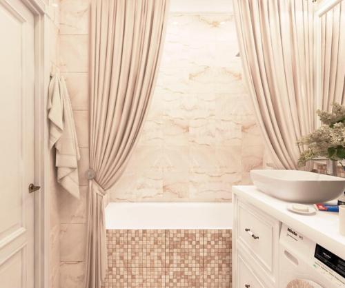 Нежные тона, неоклассика в небольшом пространстве. 01