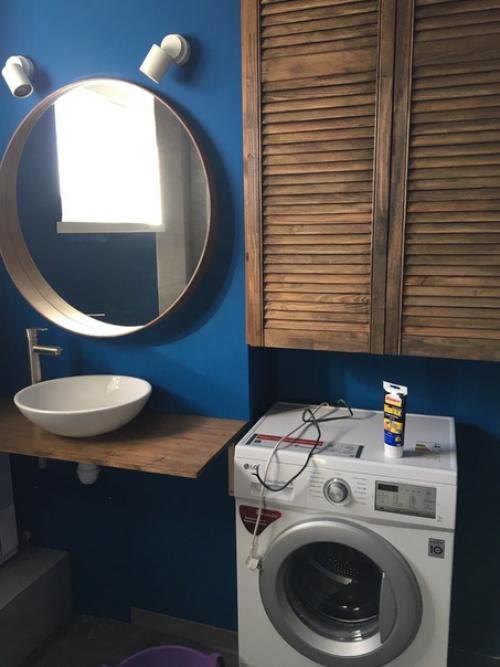 Ремонт в ванной комнате за 3. 5 недели, не превышая бюджет 60 т. р с использованием плитки ПВХ. 06