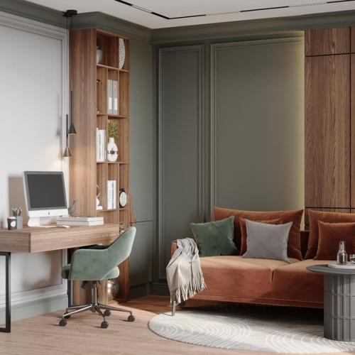 Наш новый проект в ЖК Modum мы начали с комнаты для юноши - сына хозяев квартиры. 06