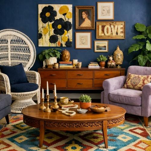 Эклектика в дизайне интерьера. 05