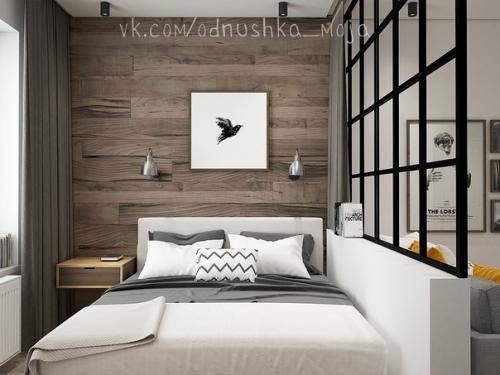 Современный интерьер 1-комнатной квартиры площадью 40 кв. 02