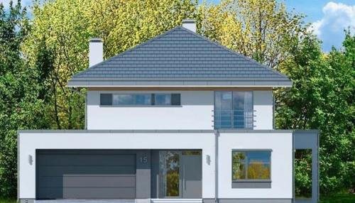 Эскизный проект современной, комфортной городской виллы. 05