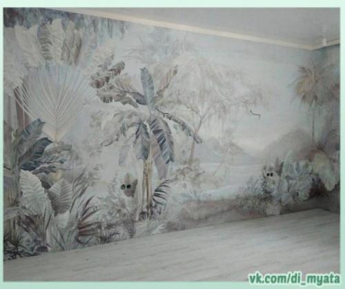 Простое оформление спальни. 01