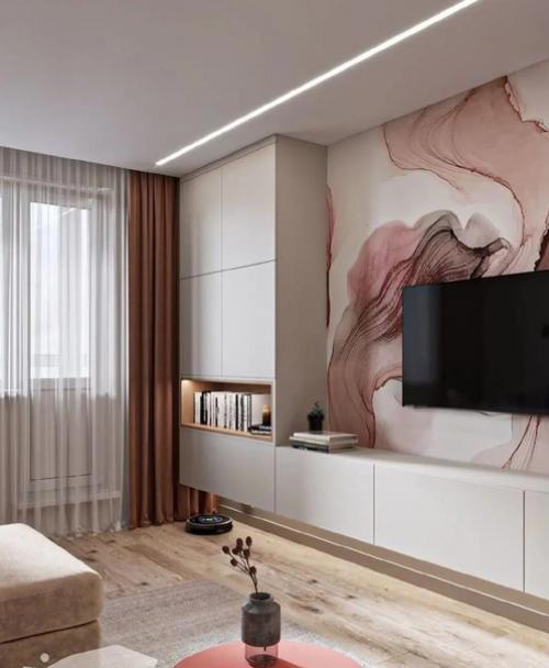 Варианты оформления гостиной. 01