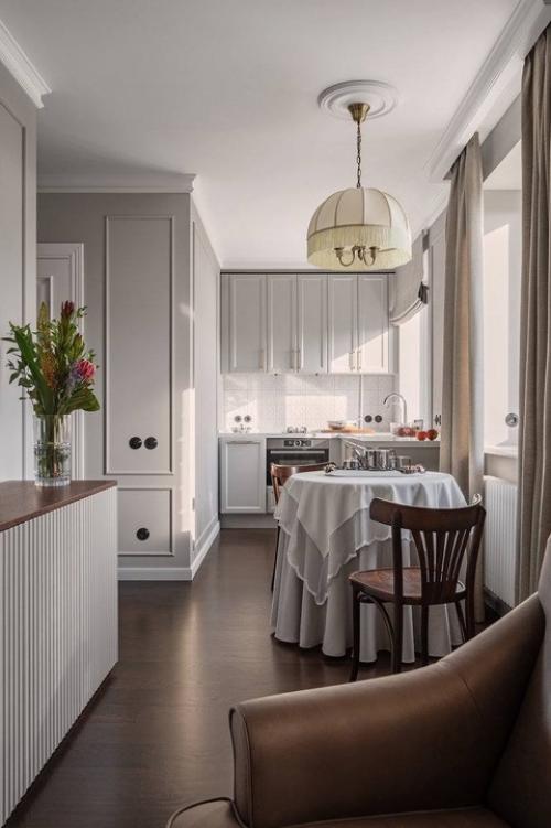 Квартира с двумя комнатами, которая словно погружает вас в атмосферу старой Москвы. 08