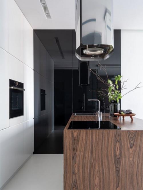 Стильный, современный интерьер квартиры - студии. 02