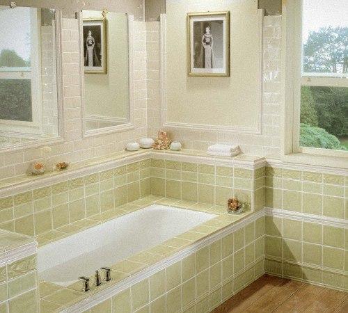 Окно в ванной комнате: дизайн и оформление. 07