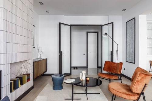 Современная версия стиля mid - Century в интерьере квартиры. 04