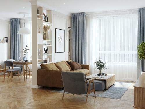 Кухня - гостиная 42 кв. 04 Кухня - гостиная 42 кв. 04