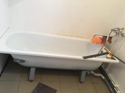 Ремонт в ванной комнате за 3. 5 недели, не превышая бюджет 60 т. р с использованием плитки ПВХ. 01