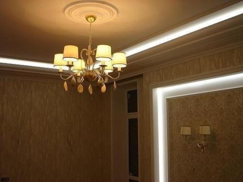 Мы делаем подсветку потолочных карнизов за 5 шагов! 01