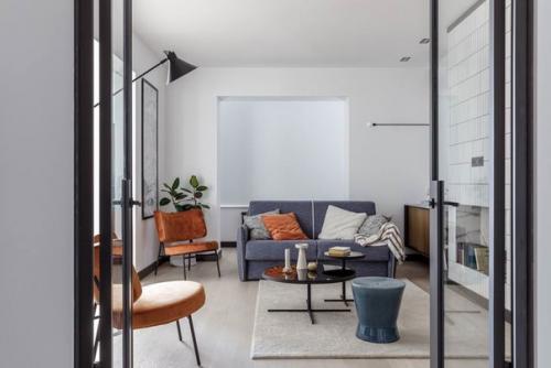 Современная версия стиля mid - Century в интерьере квартиры. 01