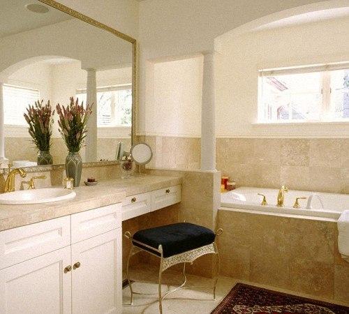 Окно в ванной комнате: дизайн и оформление. 04