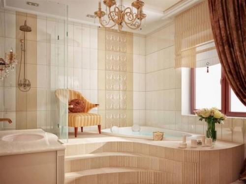Гармония классики в ванной.