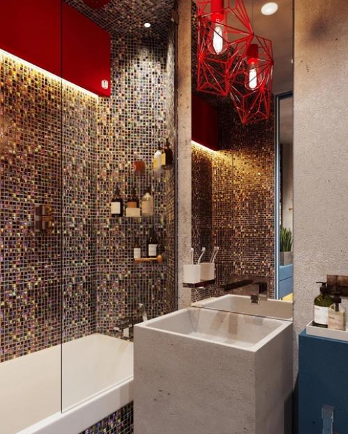 Ванная и санузел в проекте графит. 02