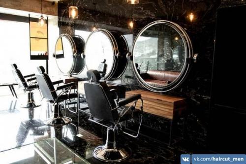 Мужские парикмахерские или барбершопы - это западная тенденция. 02