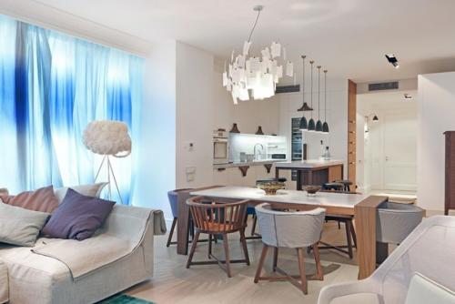 Проектная фирма Open AD - Architecture and Design оформила интерьер апартаментов ST в Юрмале, Латвия. 02