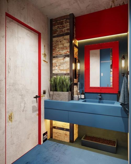 Ванная и санузел в проекте графит. 05