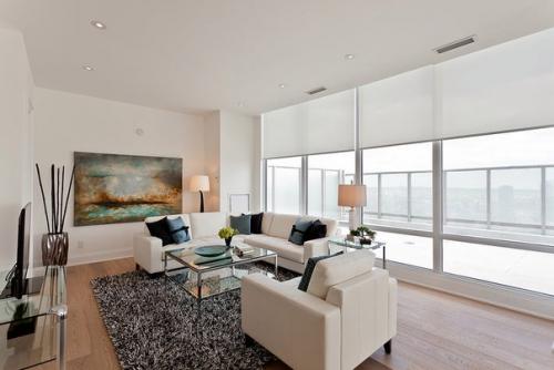 Особенности оформления интерьера гостиной в стиле Модерн. 01