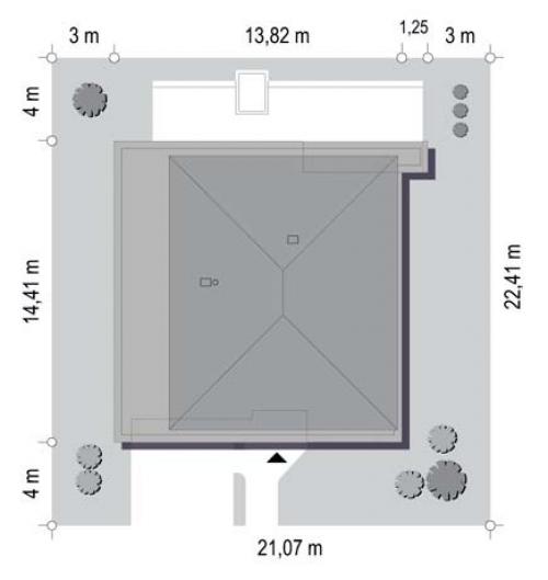 Эскизный проект современной, комфортной городской виллы. 09