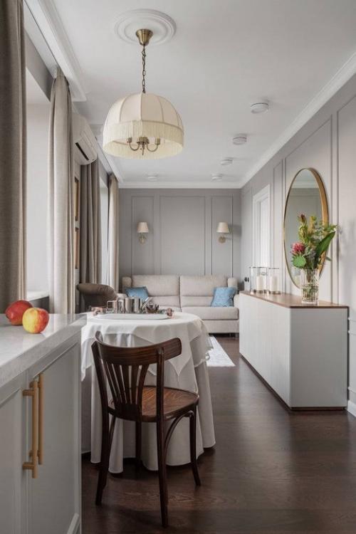 Квартира с двумя комнатами, которая словно погружает вас в атмосферу старой Москвы. 06