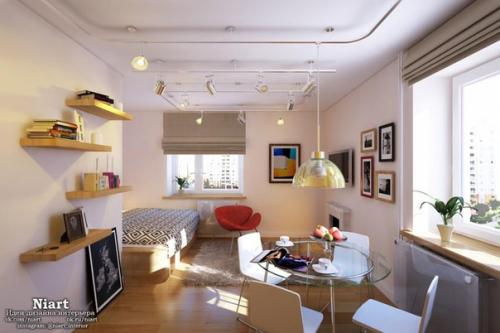 Проект квартиры в современном стиле для молодой пары из Санкт-петербурга. 01