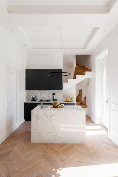 Угольно - черные. Угольно - черные кухни стали в последнее время довольно частым явлением в дизайне интерьера. 02