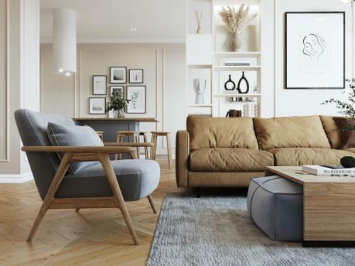 Кухня - гостиная 42 кв. 06 Кухня - гостиная 42 кв. 06