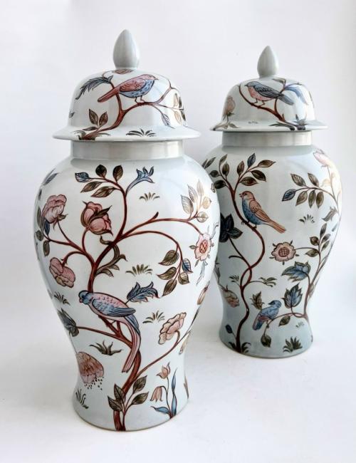 Имбирные вазы … должны быть обязательно парными, создалась такая красивая традиция в декоре интерьера ….

