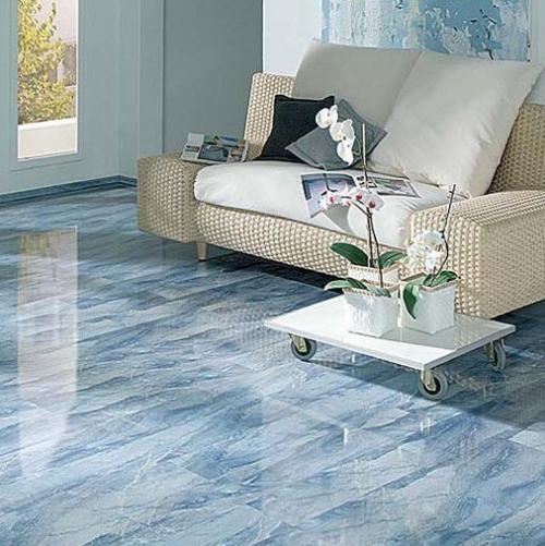 Декоративные наливные полы в интерьере квартиры. 01