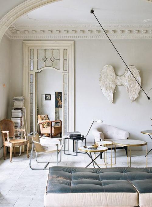 Примечательная квартира в доме 1880-х годов постройки, принадлежащая архитектору Sabine Wlokas в Барселоне. // 01. 03