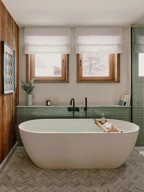 В АЛЬПАХ. Английское дизайнерское бюро Dalrymple Studio разработало проект интерьера шале площадью 235 кв. 07