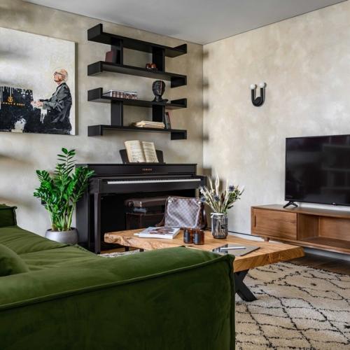 Реализованный интерьер квартиры, площадью 85 кв. 03