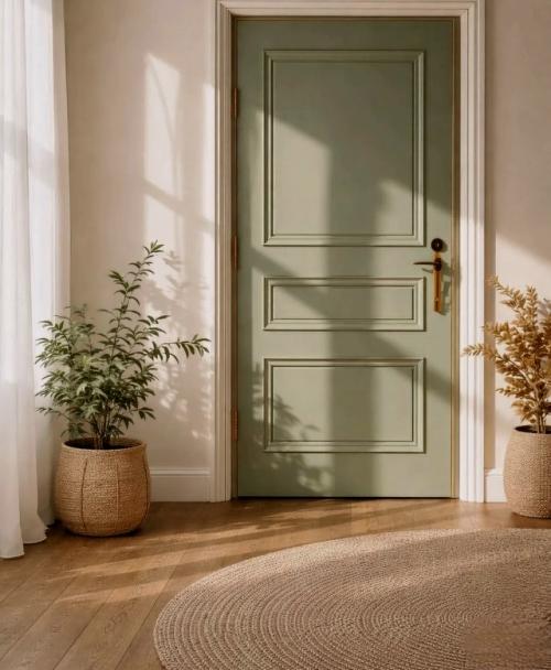 Есть простой приём, который помогает сделать интерьер цельным и спокойным по восприятию - правило 5 материалов. 
