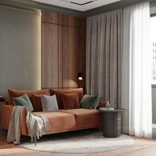 Наш новый проект в ЖК Modum мы начали с комнаты для юноши - сына хозяев квартиры. 01