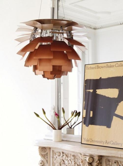 Медный тренд.  Благородный внешний вид и приглушенный таинственный блеск меди сделали ее использование в интерьерном дизайне трендом последних лет. 02