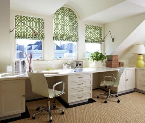 Римские шторы в интерьере. 06