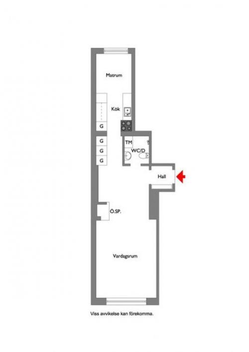 Что делать, если у квартиры нестандартная планировка, комнаты узкие, а квадратура не превышает и 40-ка квадратных метров? 09