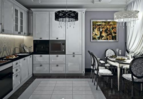 Нюансы цвета.  Дизайн - проект квартиры 95, 2 кв. 02